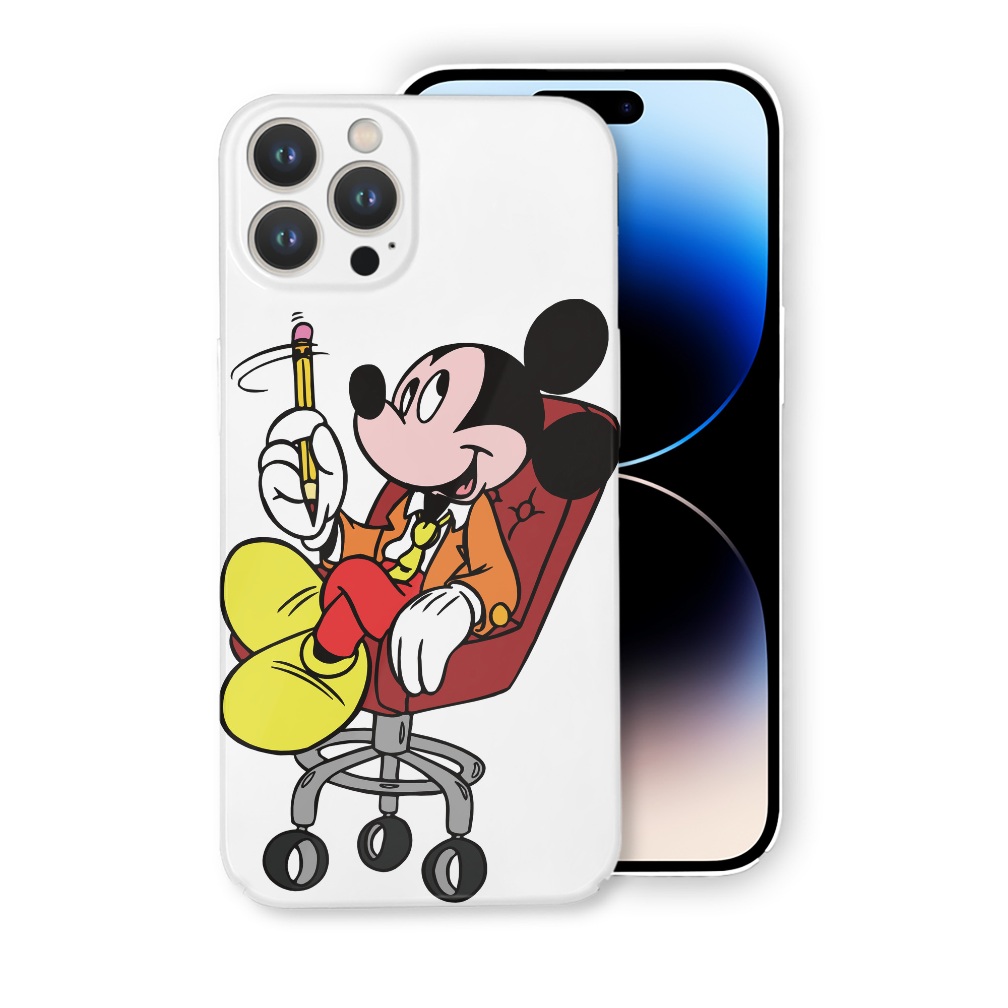 （画像用） ミッキーマウス Mickey Mouse 【iPhone 14シリーズ対応】ハードケース